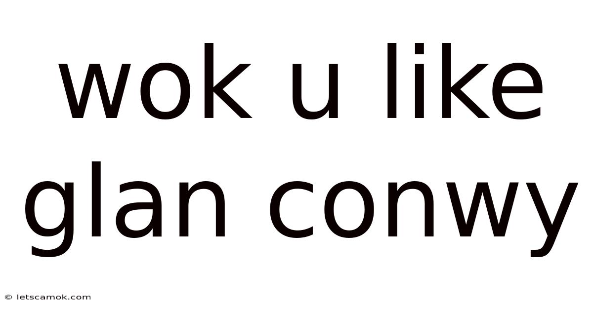 Wok U Like Glan Conwy