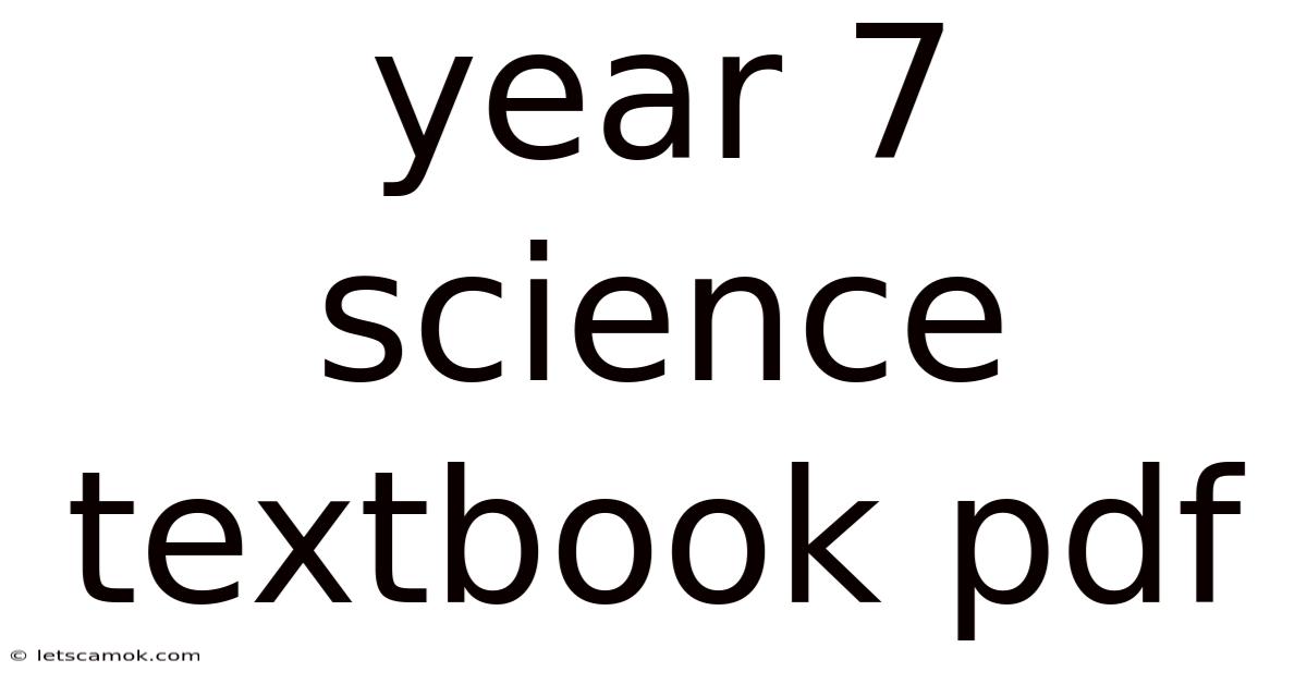 Year 7 Science Textbook Pdf